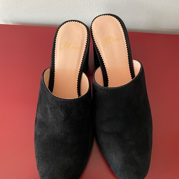 Suede Block-heeled Mules - Picture 8 of 8